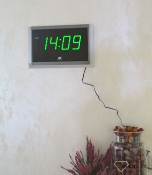 Zegar cyfrowy z zasilaniem sieciowym i wyświetlaczem i alarmem XONIX 2502. Zegar z dużymi cyframi na prąd. Zegar cyfrowy na ścianę.  (1).JPG
